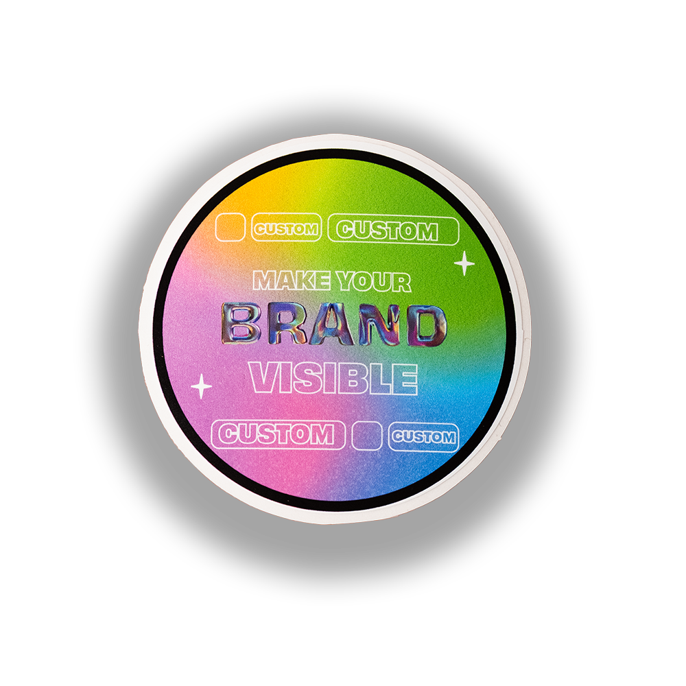 Custom CIRCLE Stickers – Waterproof Vinyl, Logo, Business & Personalized Labels