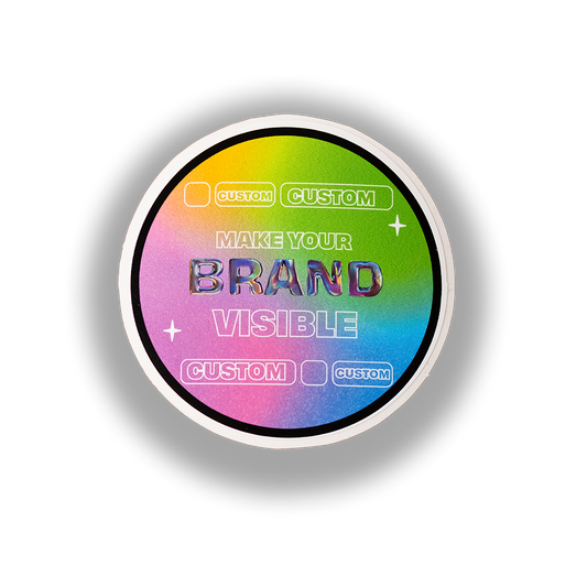 Custom CIRCLE Stickers – Waterproof Vinyl, Logo, Business & Personalized Labels