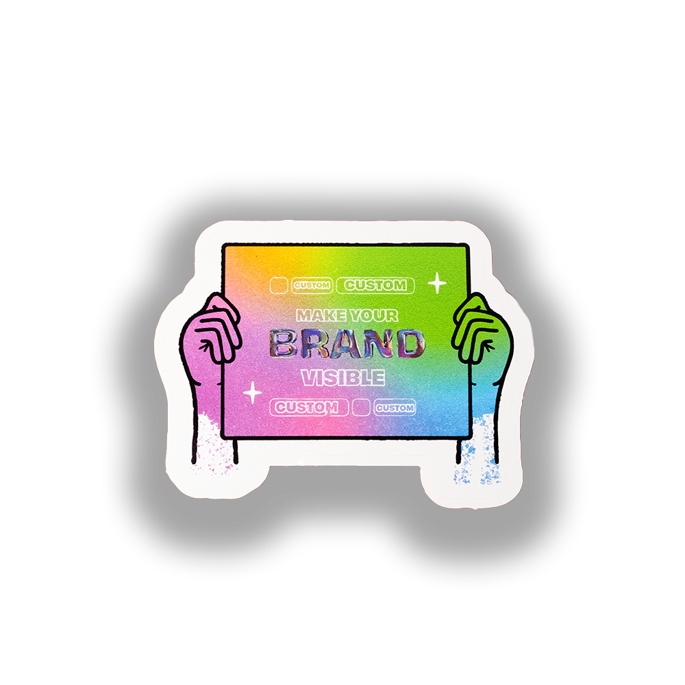 Custom DIE-CUT Stickers – Waterproof Vinyl, Business Logo & Personalized Labels
