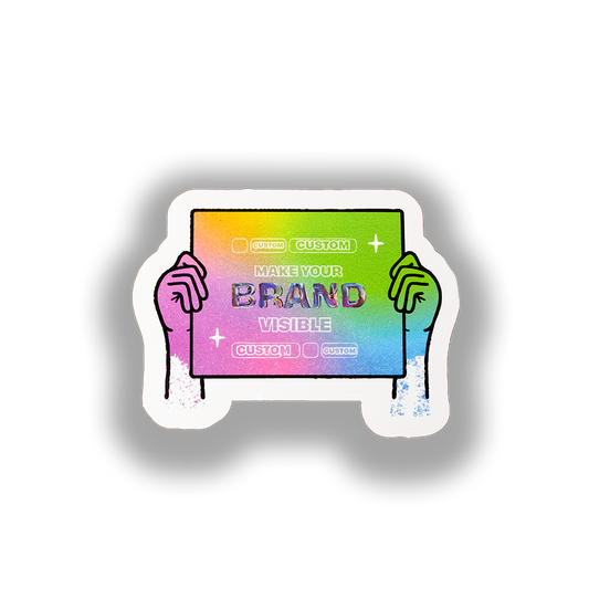 Custom DIE-CUT Stickers – Waterproof Vinyl, Business Logo & Personalized Labels