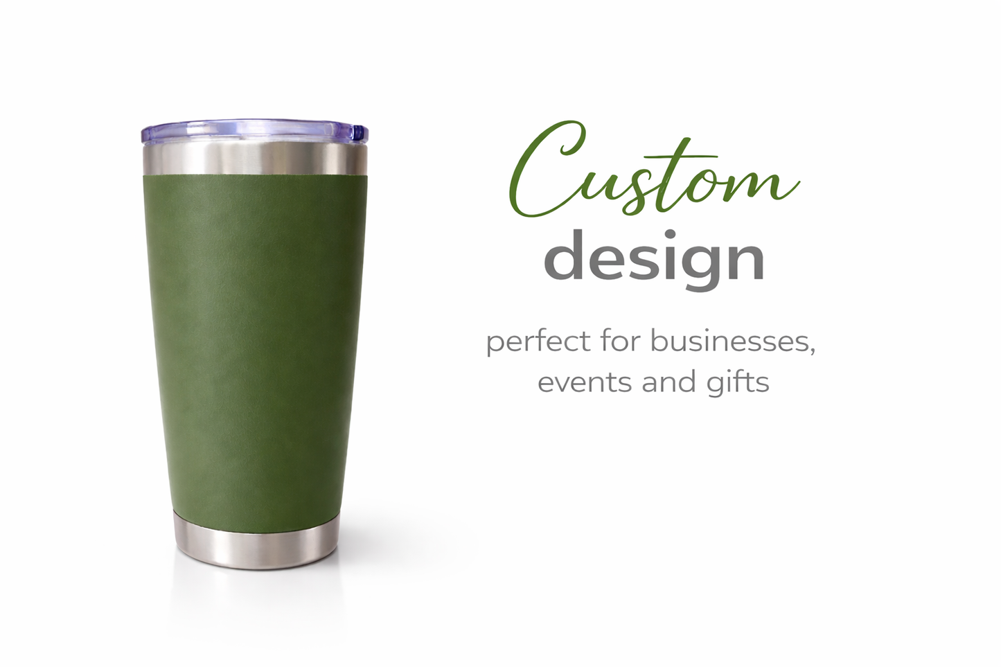 20 oz Custom Tumbler – Personalized Logo Travel Cup for Businesses, Events & Gifts