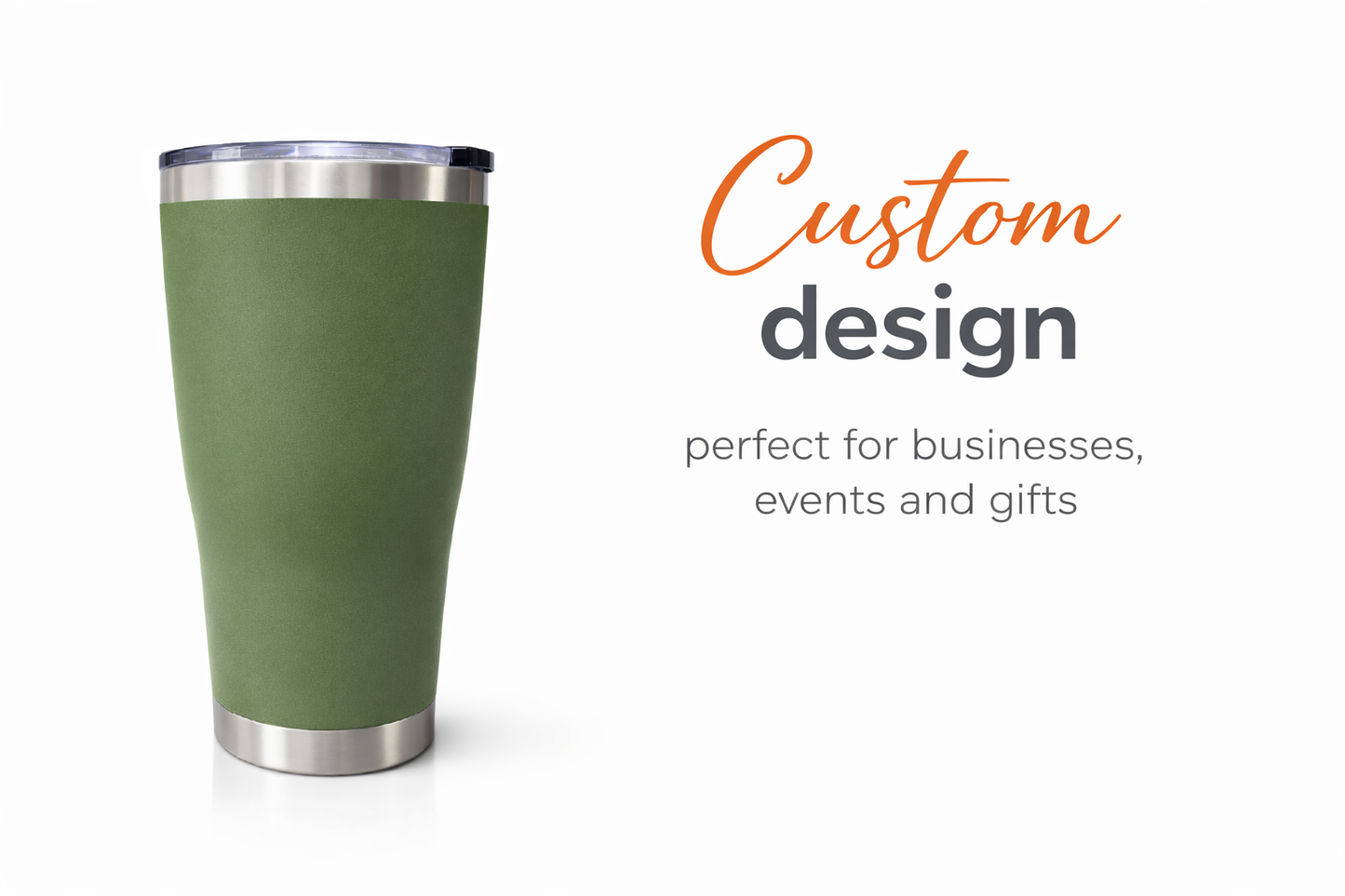 30 oz Custom Tumbler – Personalized Logo Travel Cup for Businesses, Events & Gifts uv printed