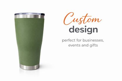 30 oz Custom Tumbler – Personalized Logo Travel Cup for Businesses, Events & Gifts uv printed
