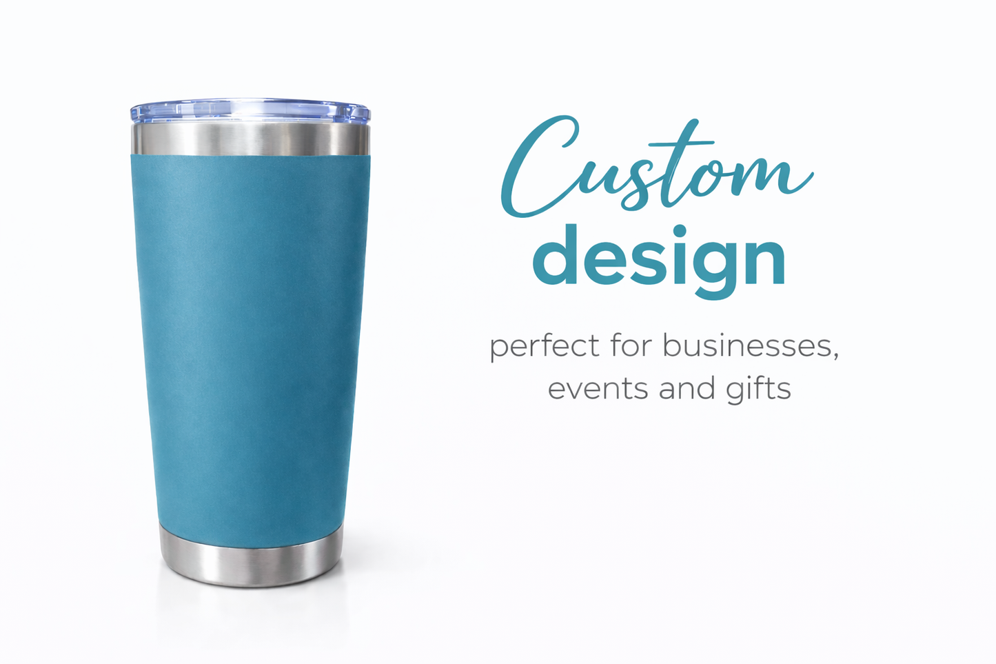 20 oz Custom Tumbler – Personalized Logo Travel Cup for Businesses, Events & Gifts