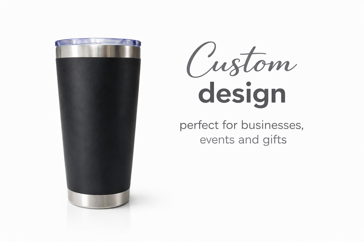 20 oz Custom Tumbler – Personalized Logo Travel Cup for Businesses, Events & Gifts