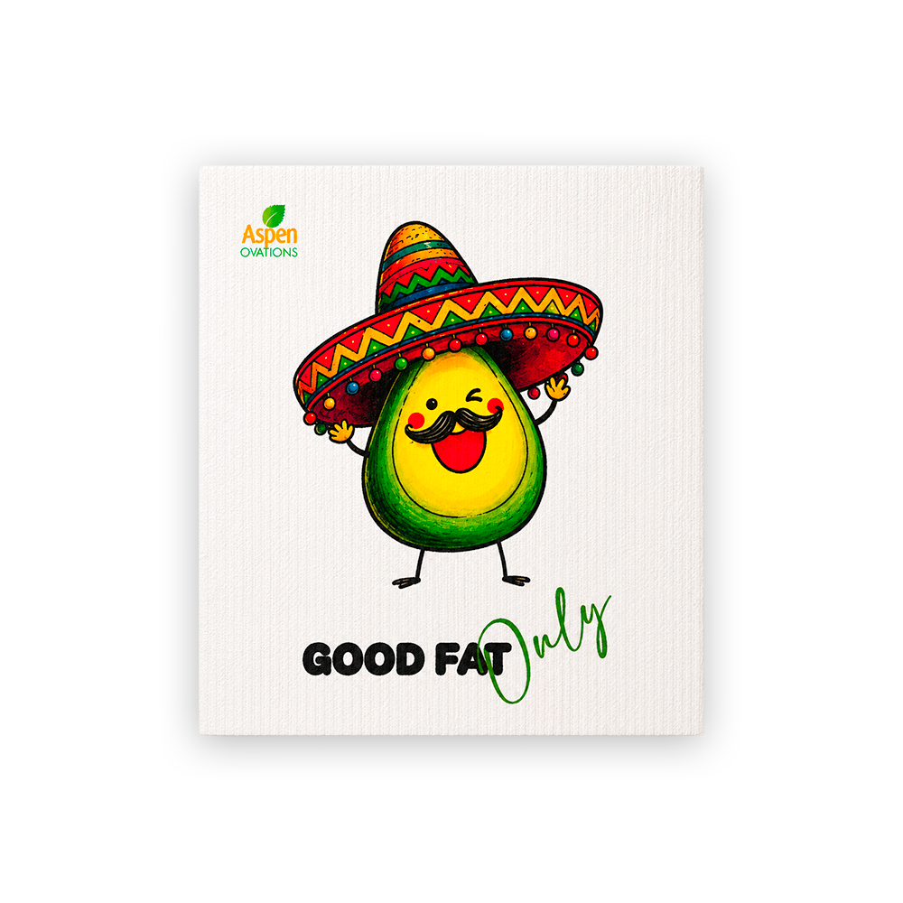 Cute Avocado  Swedish Dishcloth Set | Funny  Avocado Kitchen Cloths | Reusable Eco Friendly Sponge Cloth Bundle | Cinco de Mayo Decor Gift Set (Copy) (Copy) (Copy)
