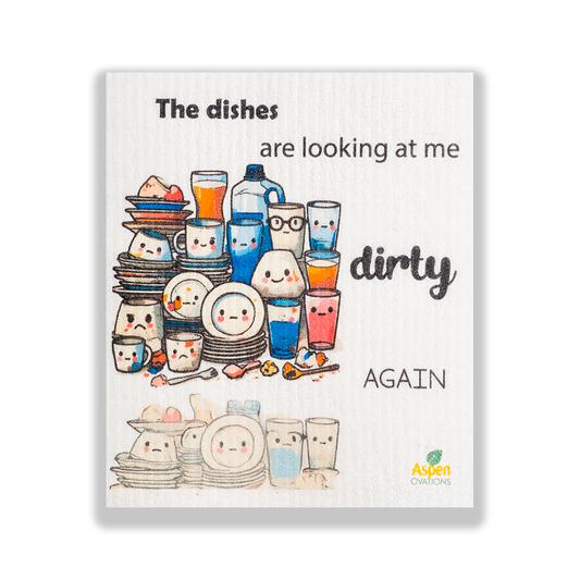 Dirty Dishes Swedish Dishcloth Eco-Friendly