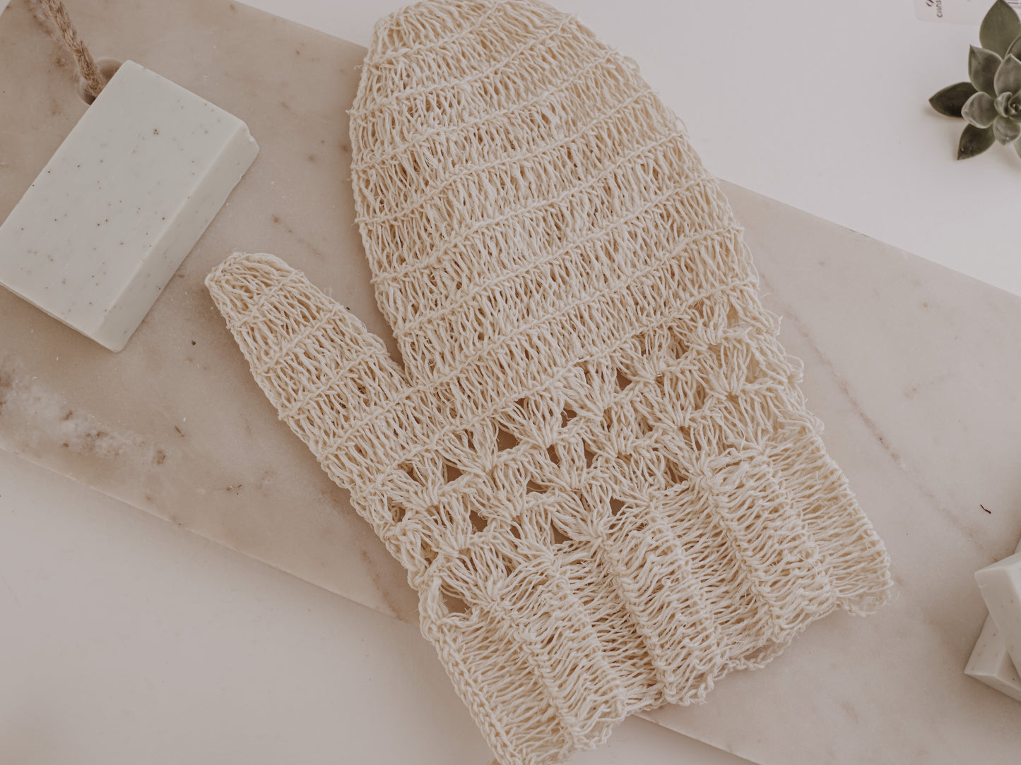 Natural Fiber Exfoliating Bath Glove – Eco-Friendly Body Scrubber Mitt for Shower, Deep Cleansing & Smooth Skin