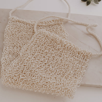 Eco-Friendly Back Scrubber Strap – Natural Fiber Exfoliating Body Scrub Belt for Shower, Reusable Bath Loofah for Deep Cleansing
